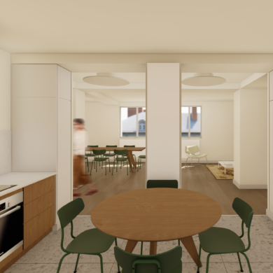 Restructuration lourde – appartement parisien